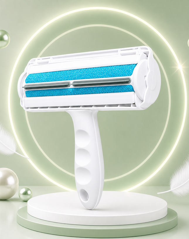 Upgraded self cleaning pet hair removal brush for cats and dogs
